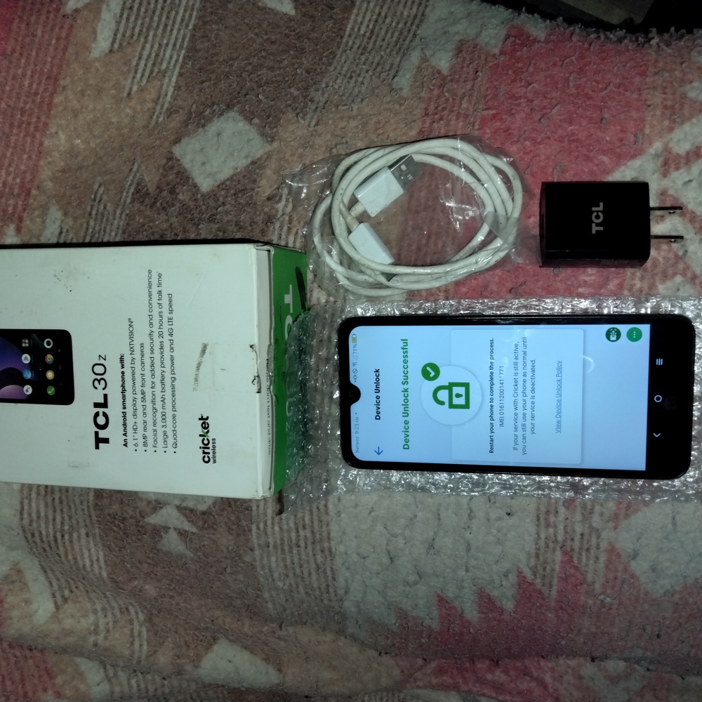 TCL 30Z Black Smartphone
